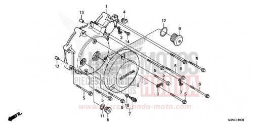 LEFT CRANKCASE COVER (VT750CS/C2B/C2S/C) VT750CSE de 2014
